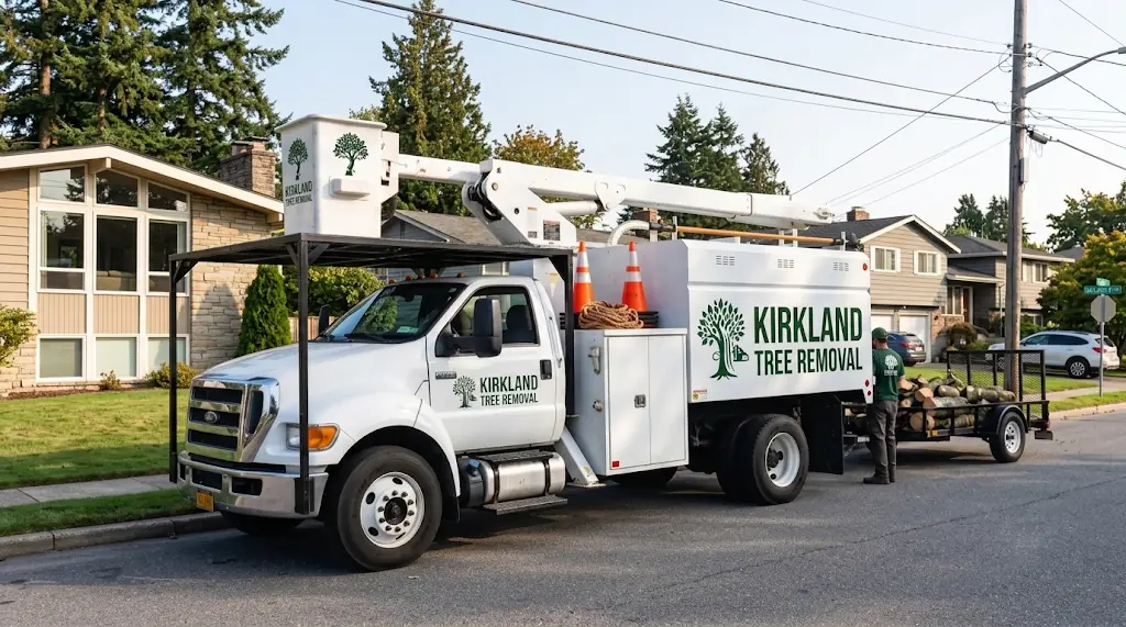 kirkland tree removal truck