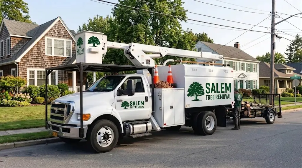 salem tree removal truck